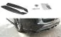 Preview: Heck Ansatz Flaps Diffusor für Mercedes C-Klasse S205 63 AMG schwarz Hochglanz