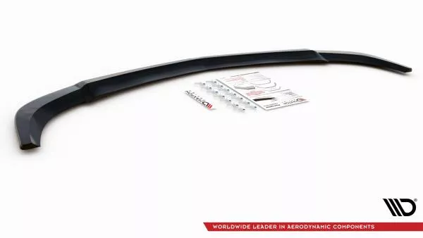 Front Ansatz für Mercedes C-Klasse W204 AMG-Line Facelift schwarz Hochglanz