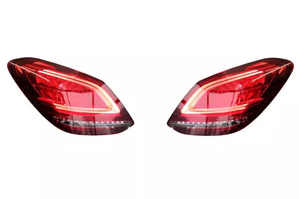 Komplettset LED Facelift Mopf Rückleuchten für Mercedes Benz C-Klasse W205 Limousine