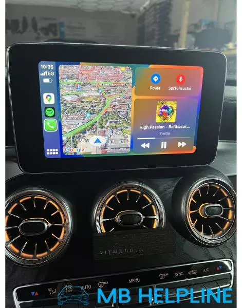 Mercedes-Benz Nachrüstung Apple Carplay / Android Auto W205 - W253 - W447